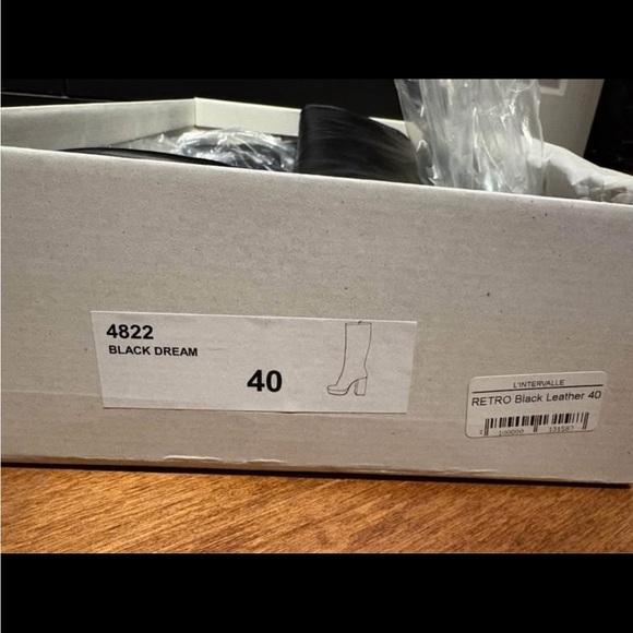 L'INTERVALLE Black Dream Leather Boots - Picture 2 of 4